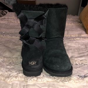 Black Bailey Bow Uggs